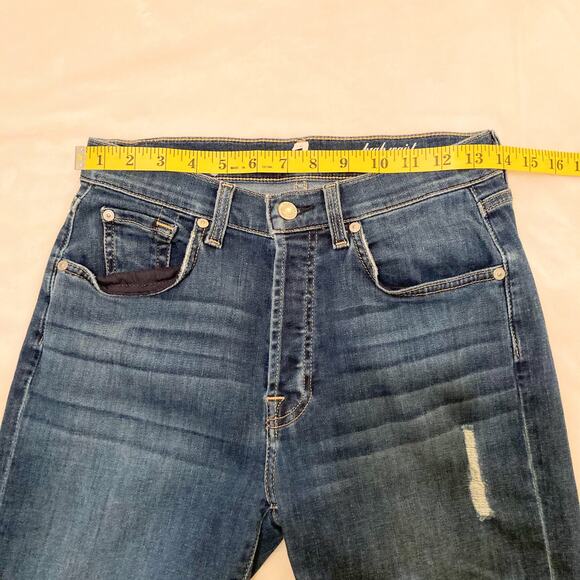 7 For All Mankind High Waist Josefina Jean Size 27 - Picture 6 of 9